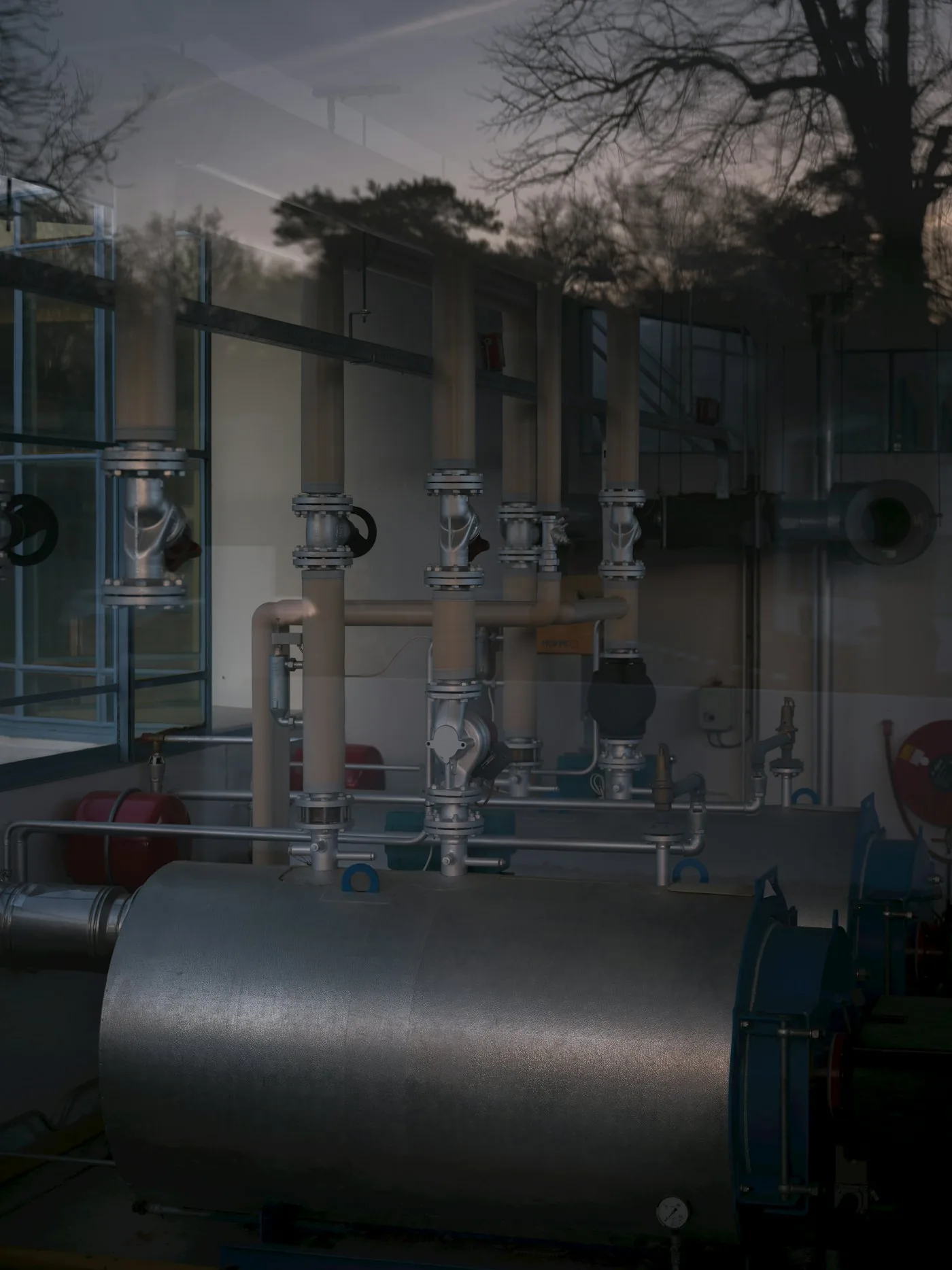 Commercial heating machinery and storage tanks