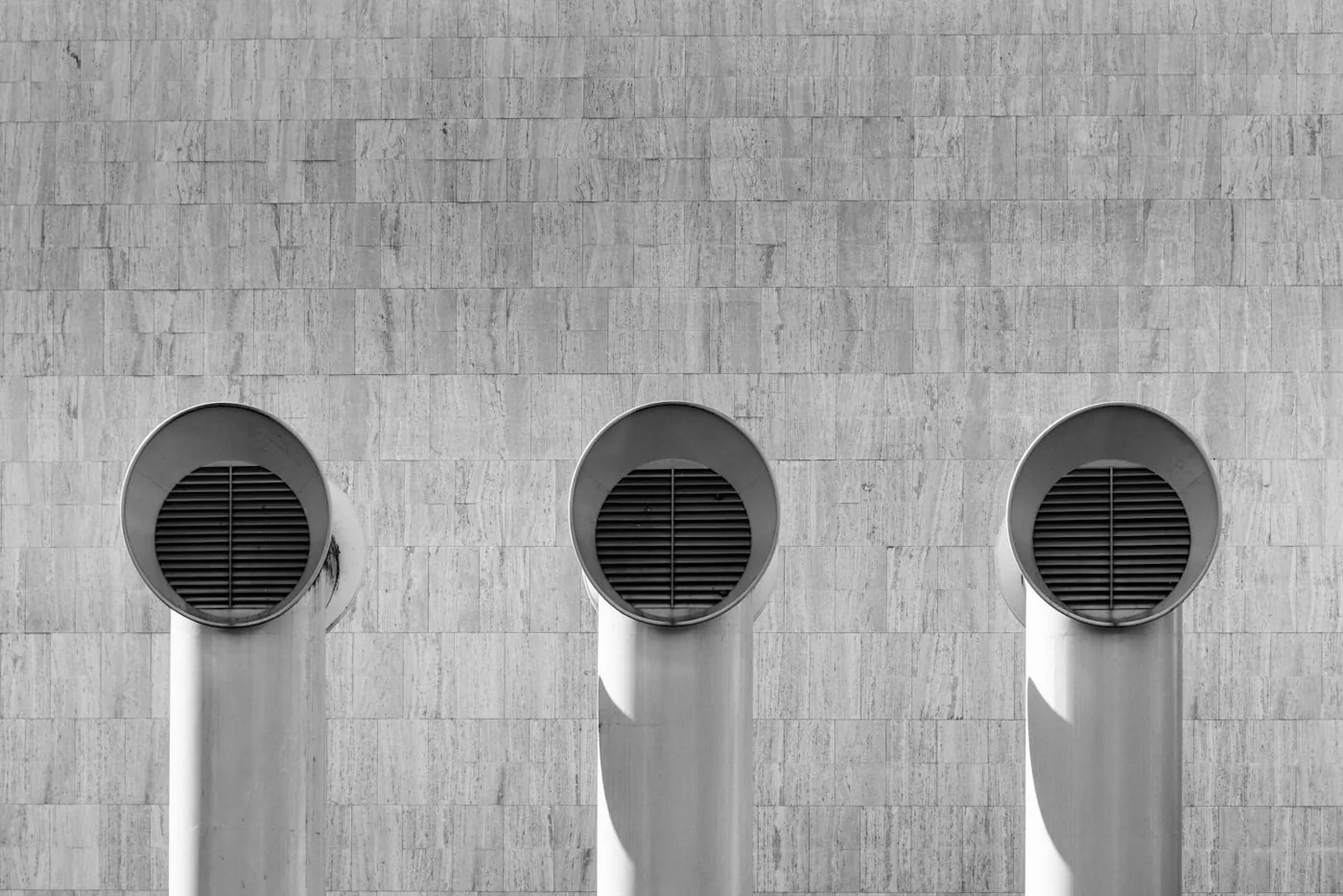 Round metal HVAC duct section